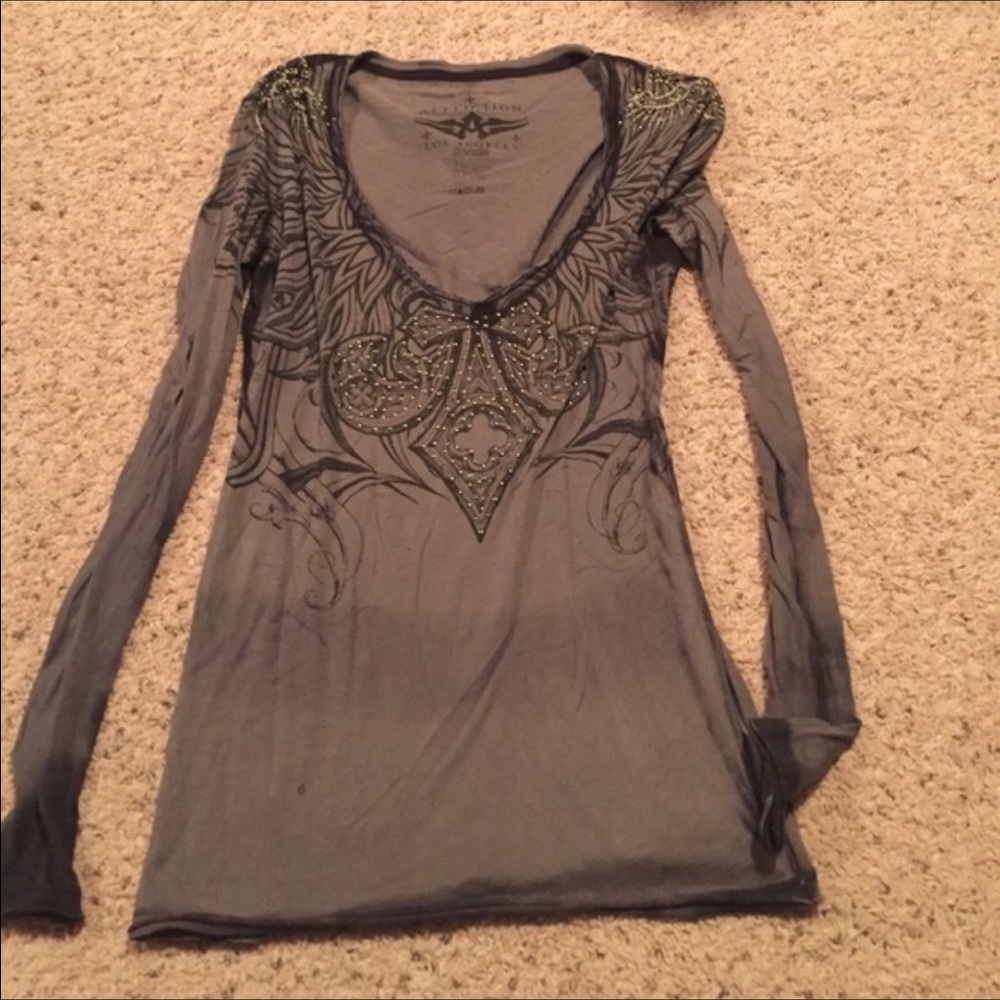 Long sleeve affliction shirt