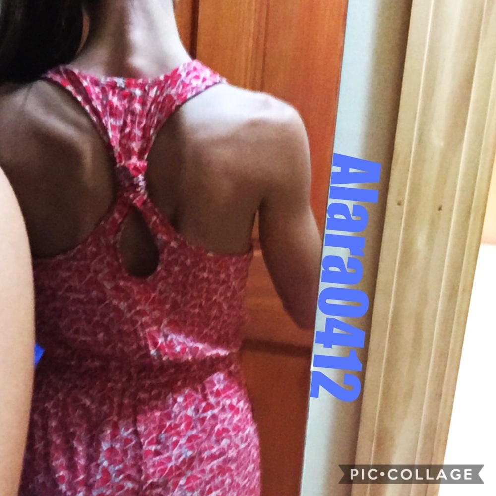Romper XS WET SEAL SLEEVELESS PATTERN BUTTON TOP