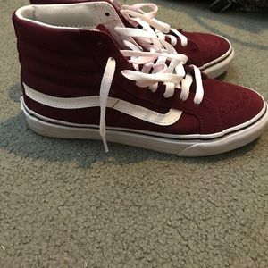 Vans high top shoes
