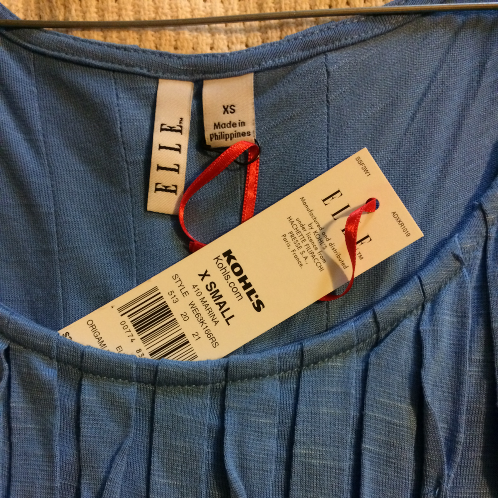 ELLE XS sleeveless top