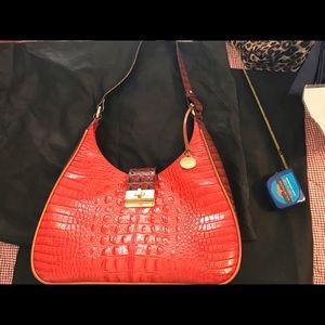 Brahmin orange purse