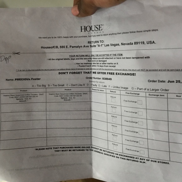 House of CB Long Trousers - Picture 3 of 5