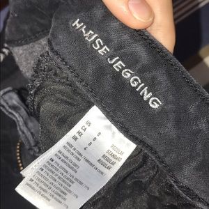 Black American Eagle High waisted jeggings size 0