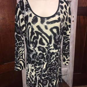 Cheetah Leopard Long Sleeve Silk Shirt