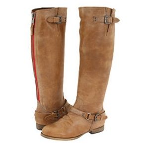 Distressed Steve Madden Riding Boots