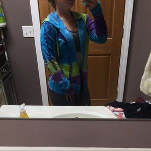KIRRA tye dye zip up