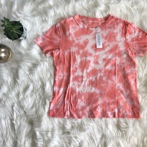 NEW PINK TIE DYE TOP PACSUN