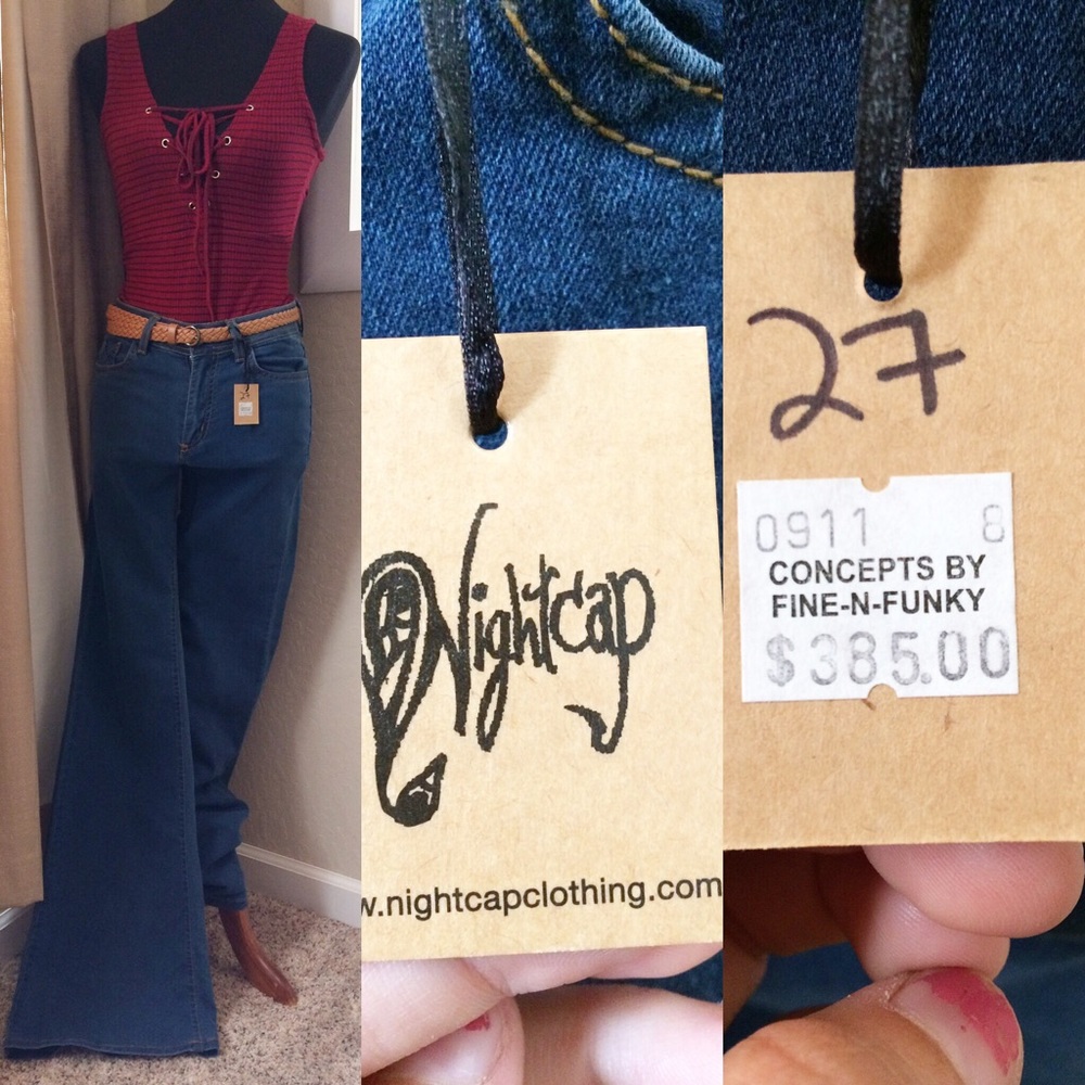 SUPER REDUCED‼️Nightcap 70s flare mid rise jean