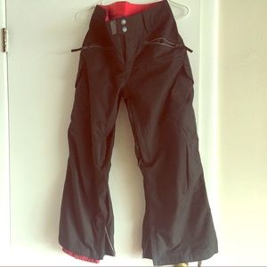 Black ski pants