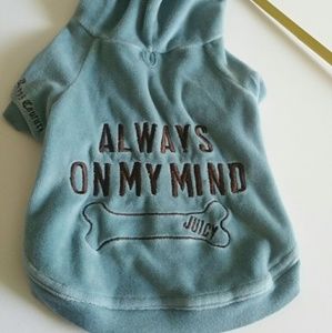 Juicy Couture Dog Hoodie