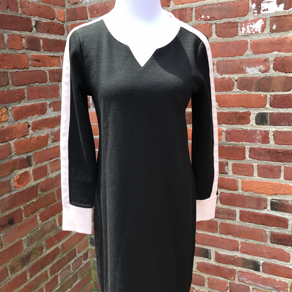 J Crew Black Sweater Dress size 6