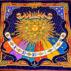 *SUPER RARE* Hermes "Carpe Diem" 100% Silk Scarf