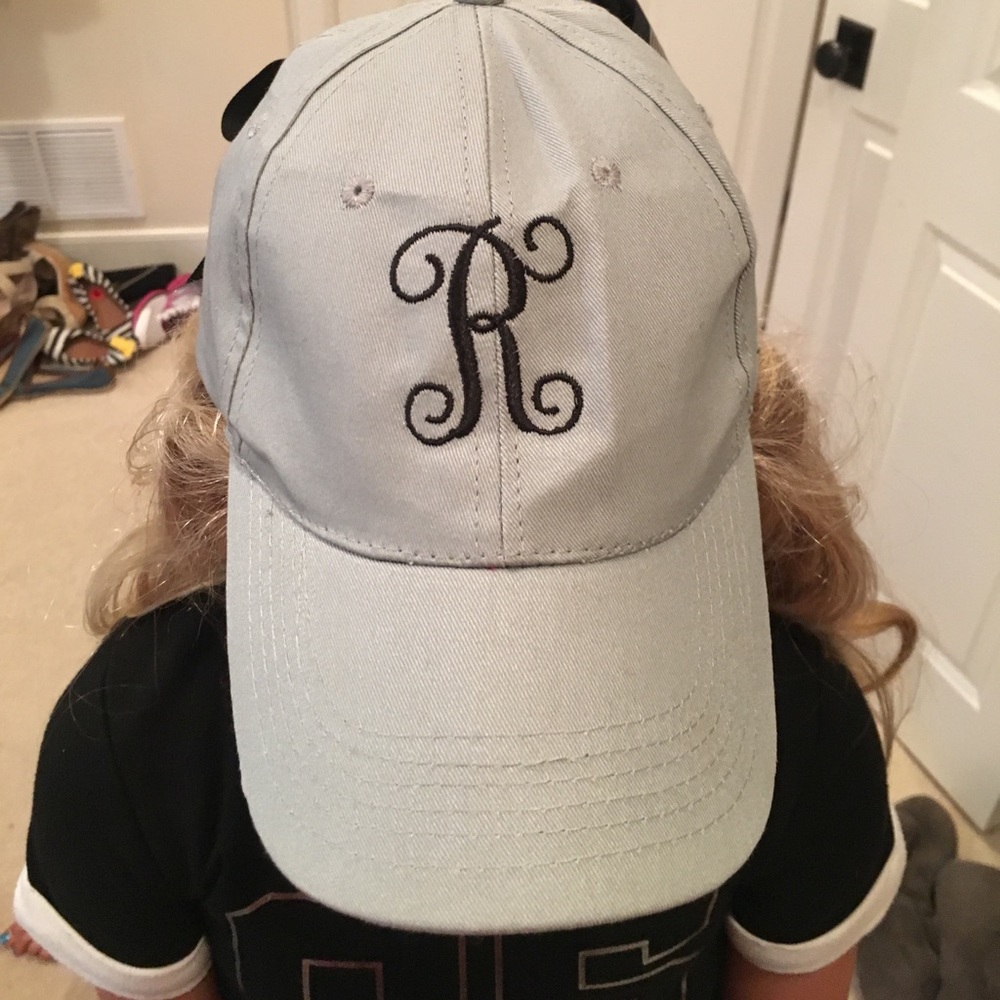 Monogrammed "R" Baseball Hat