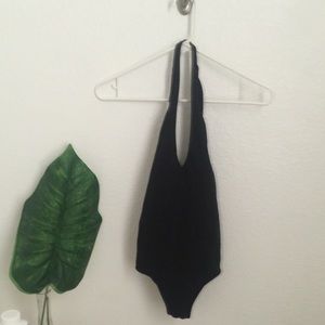 American Apparel Halter Bodysuit