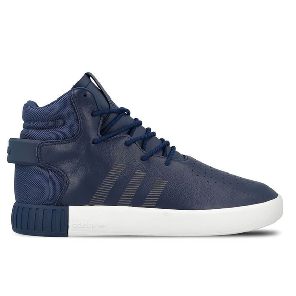 NWT Adidas Invader Blue High Top Sneaker - Picture 2 of 6