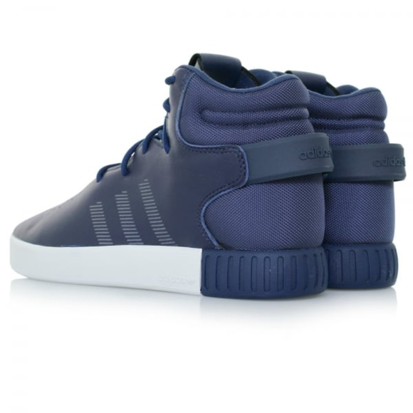 NWT Adidas Invader Blue High Top Sneaker - Picture 3 of 6