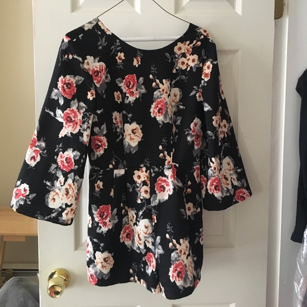 Glam Flowered Romper