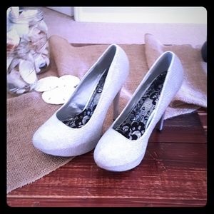 Silver heels