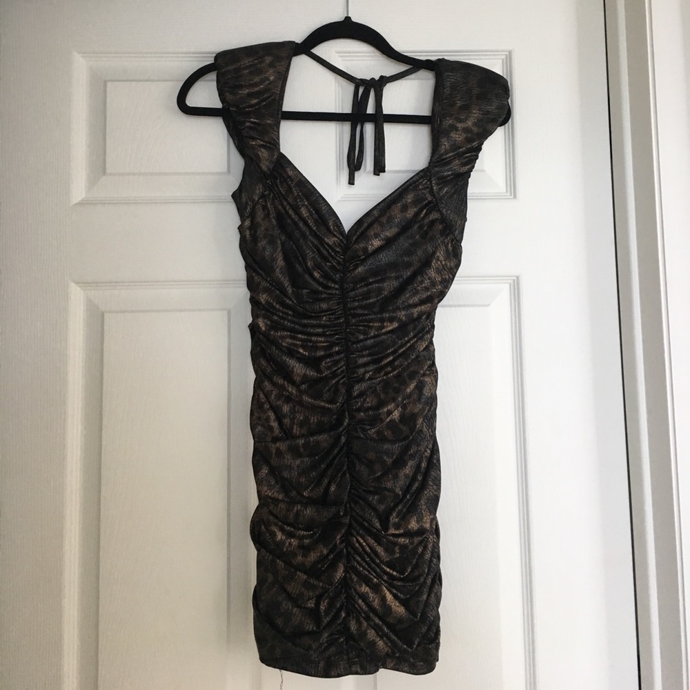 Bebe Animal print dress
