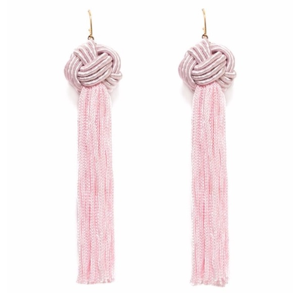 Vanessa Mooney Astrid Tassel earrings blush - Picture 2 of 4