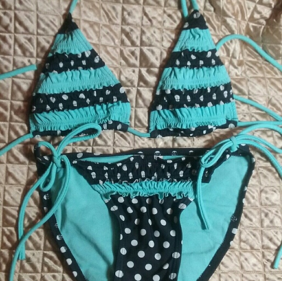 Polka dot bikini bathing suit - Picture 5 of 8