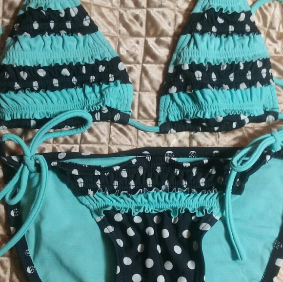 Polka dot bikini bathing suit - Picture 6 of 8