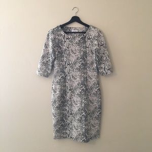 Calvin Klein snake print dress