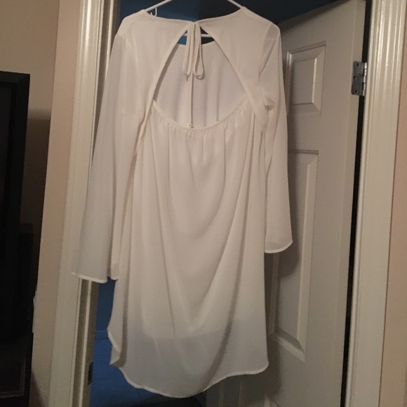 Brand new! White chiffon tunic dress - Picture 4 of 4