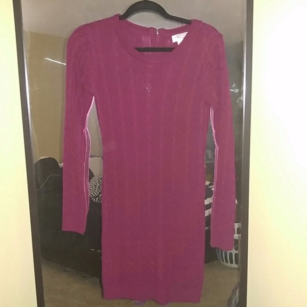 Forever 21 Burgundy Sweater dress