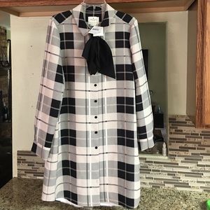 Kate spade woodland plaid griffin dress.