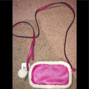 Coach Magenta clutch