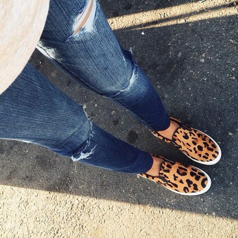 Steve Madden cheetah sneakers