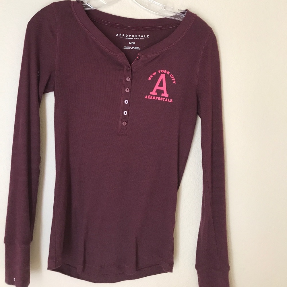 Aeropostale Super Soft button long sleeve shirt