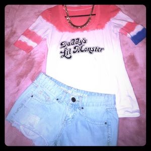 Daddy's Lil Monster Shirt 🖤