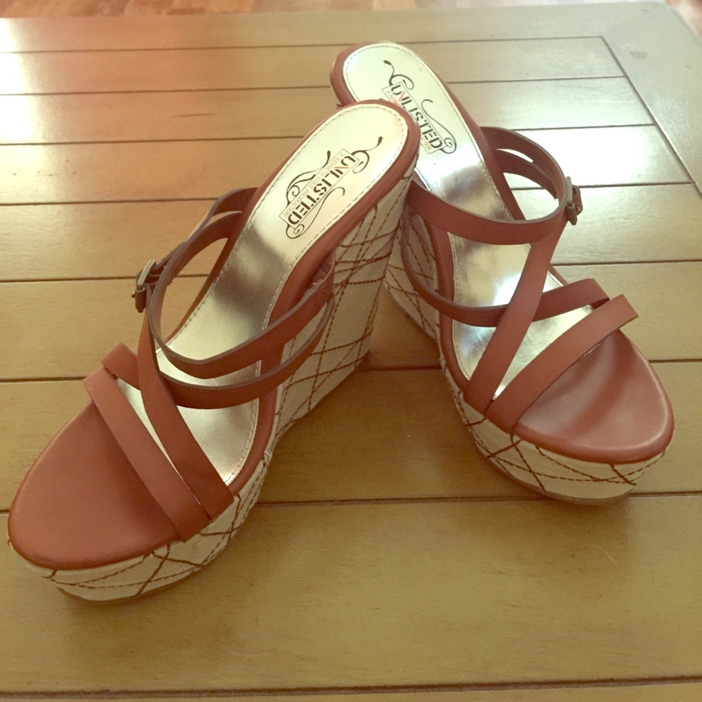 Strappy Wedges Unlisted by Kenneth Cole
