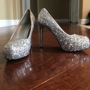 Sequined Heels