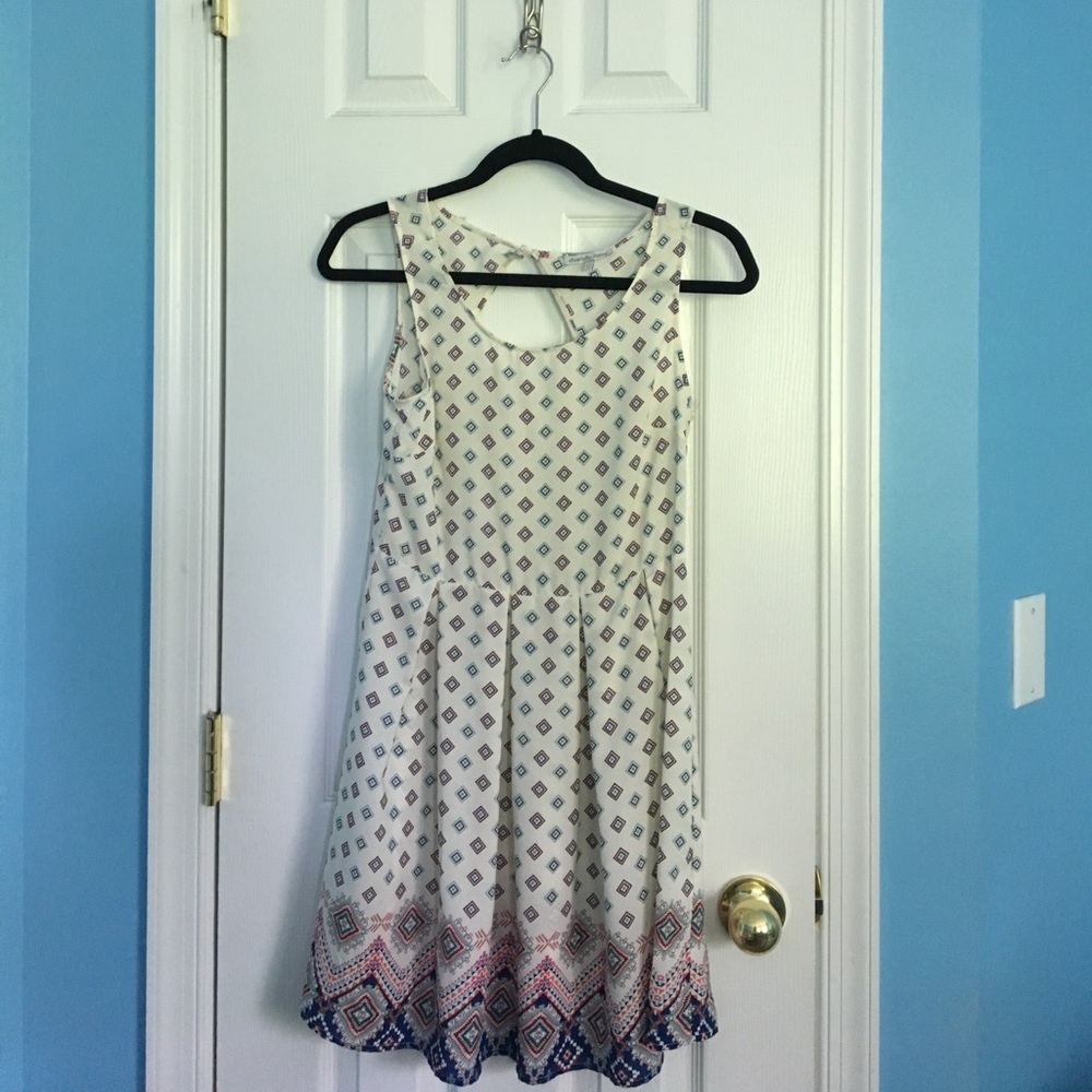 Juniors pattern skater dress