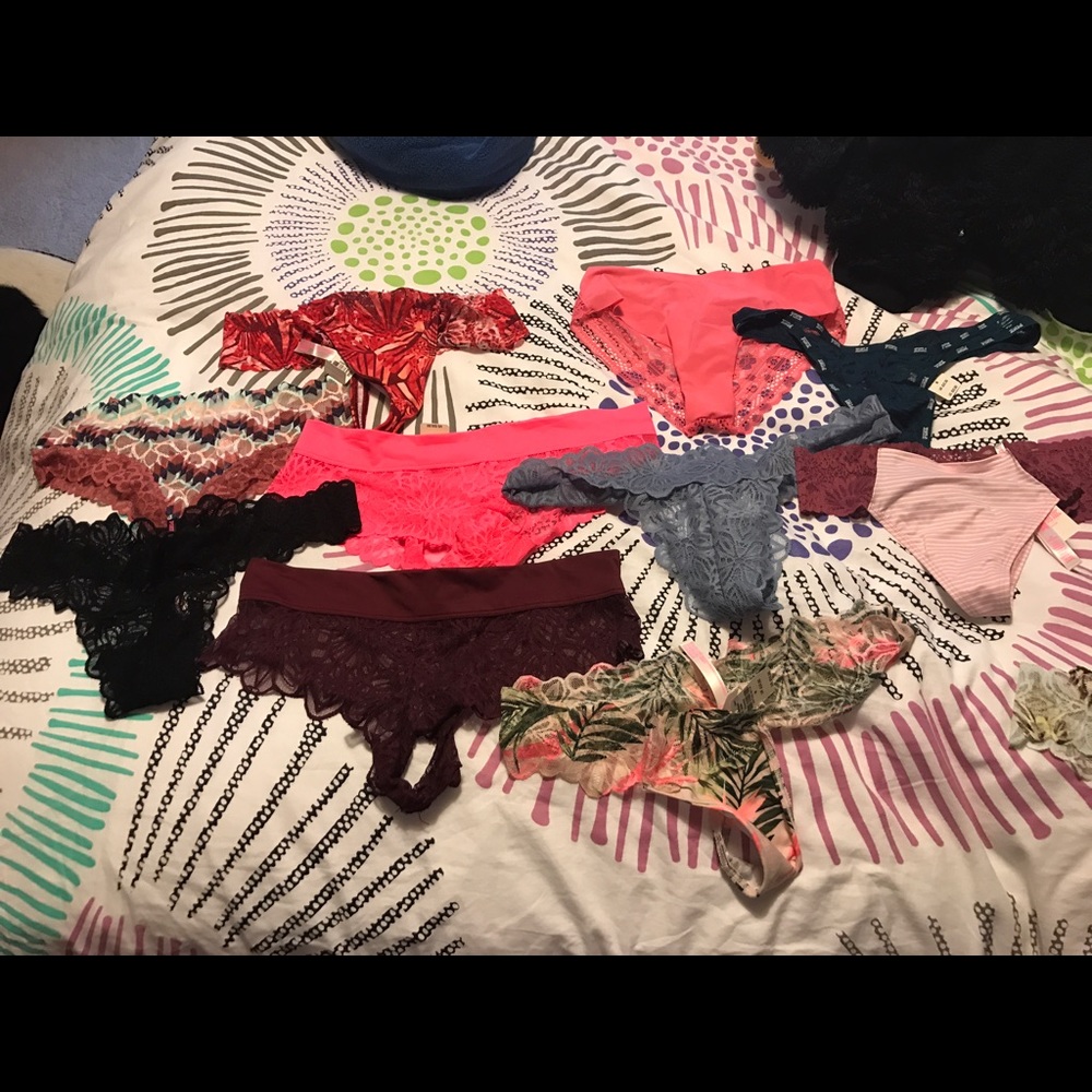 10 NWT pink panties