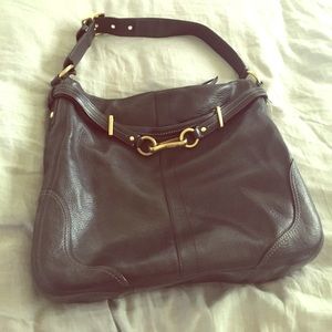 Black coach purse