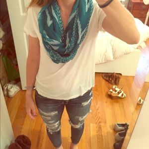 Chevron infinity scarf