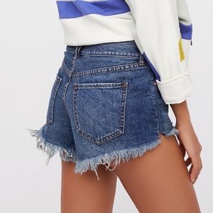 Free People Soft & Relaxed Cutoff Shorts W25
