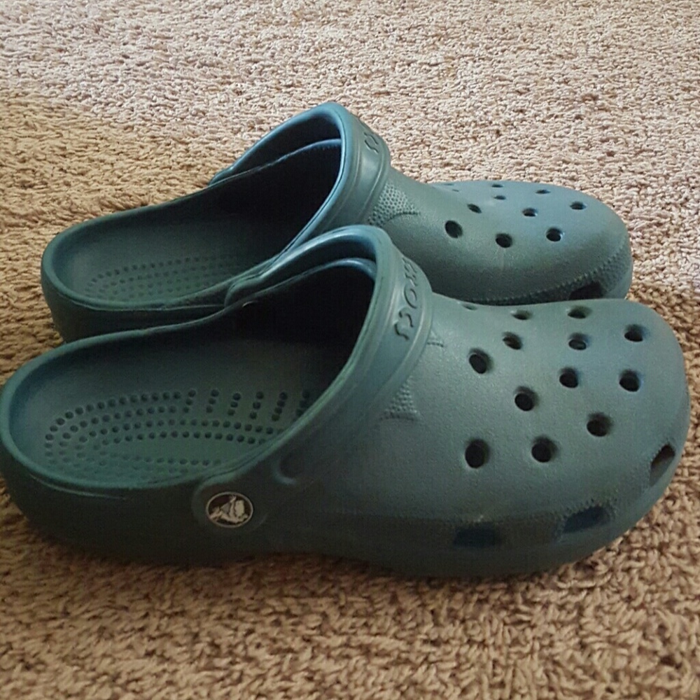 Emerald Green Crocs