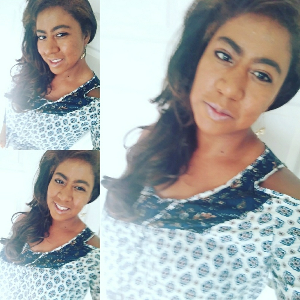 Charlotte Russe cold shoulder shirt