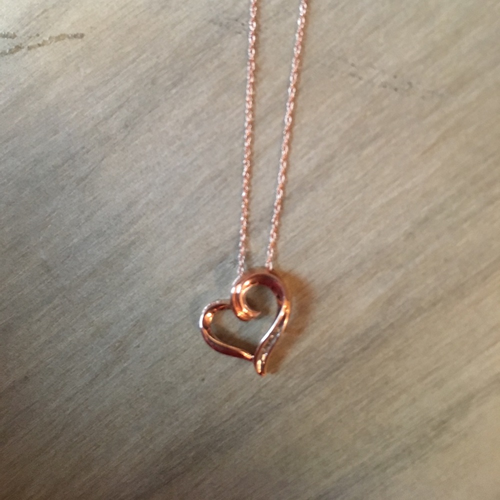 Rose gold Heart Necklace