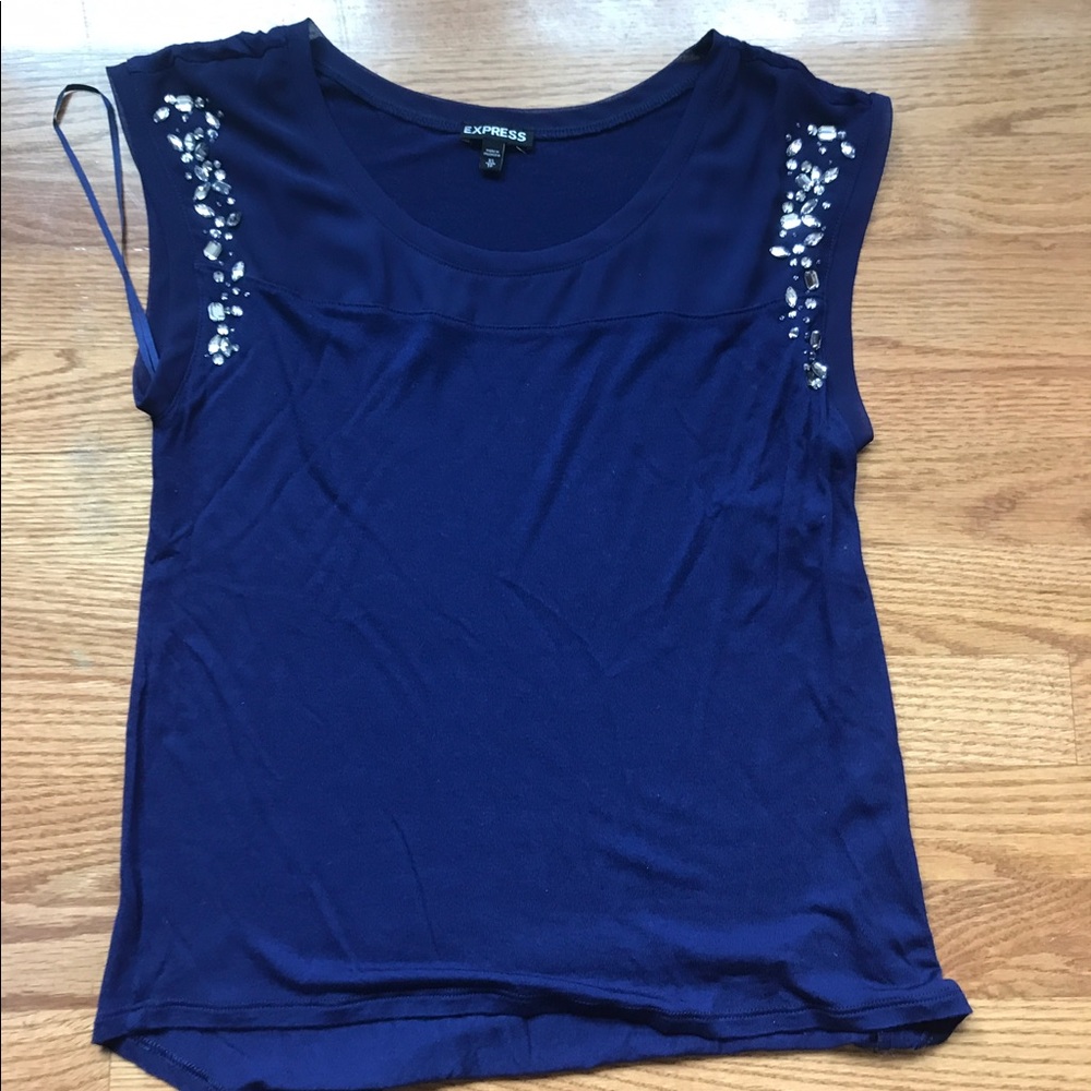 Express jeweled top
