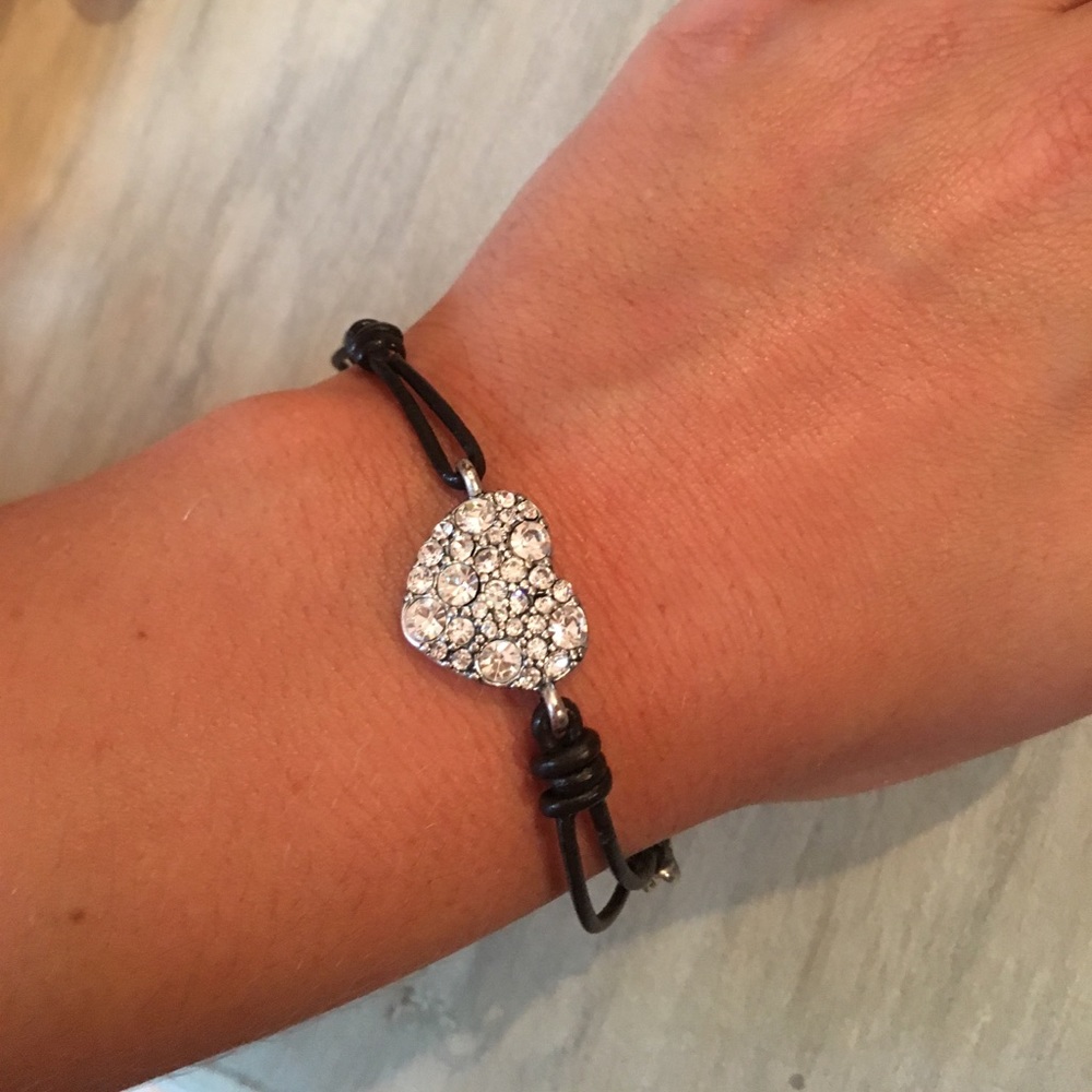 Fossil Heart Bracelet