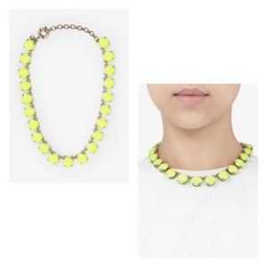 J.Crew neon stone necklace