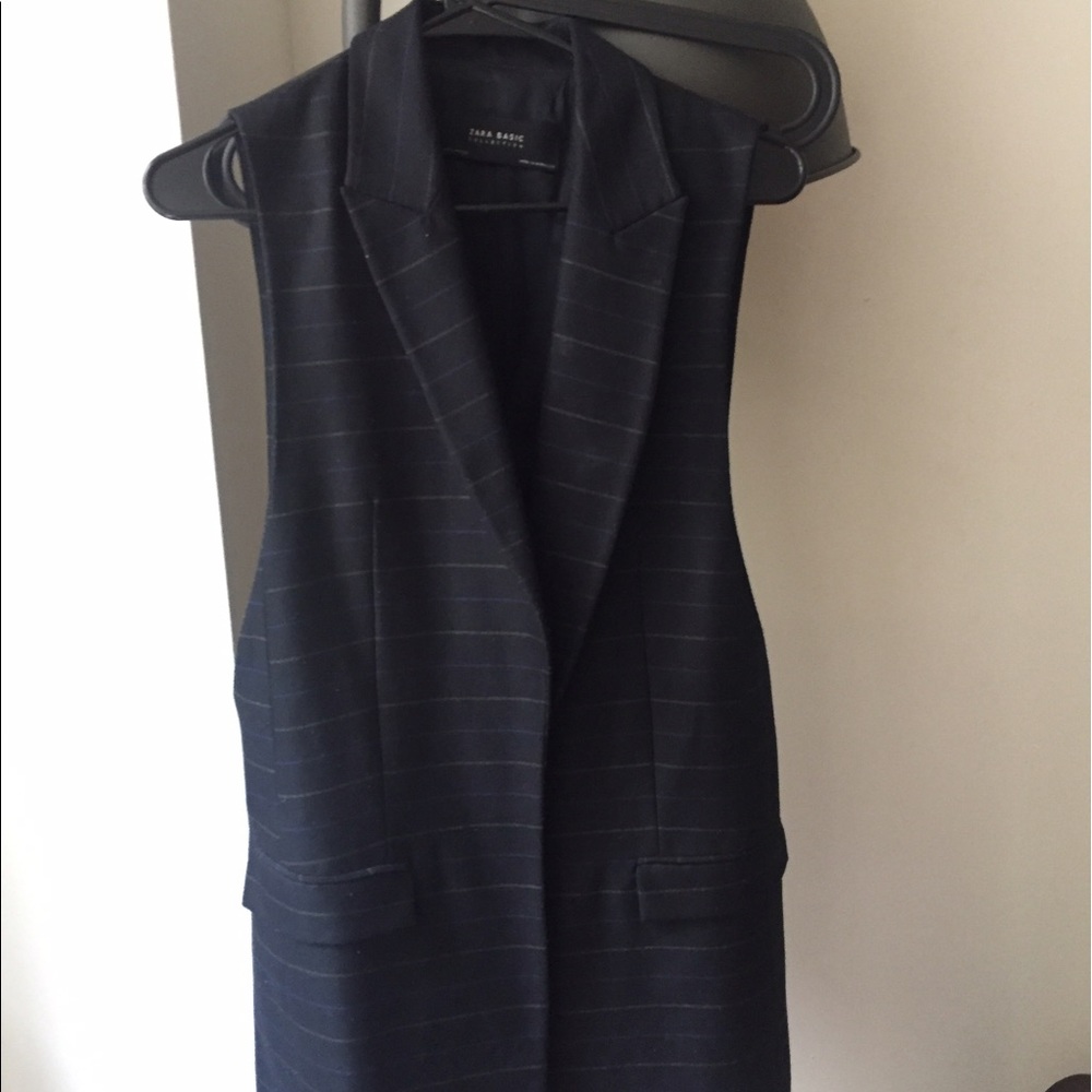 Zara long vest