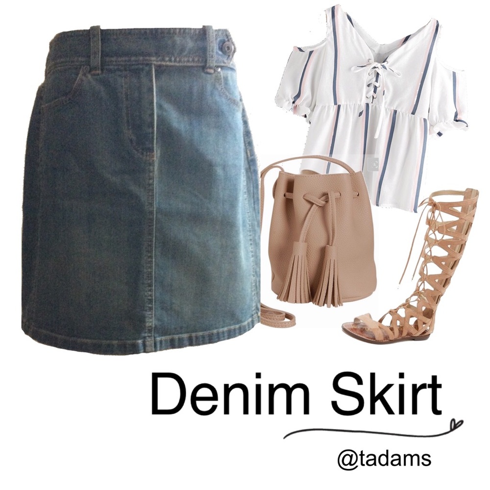 LAST PRICE!  Denim Skirt