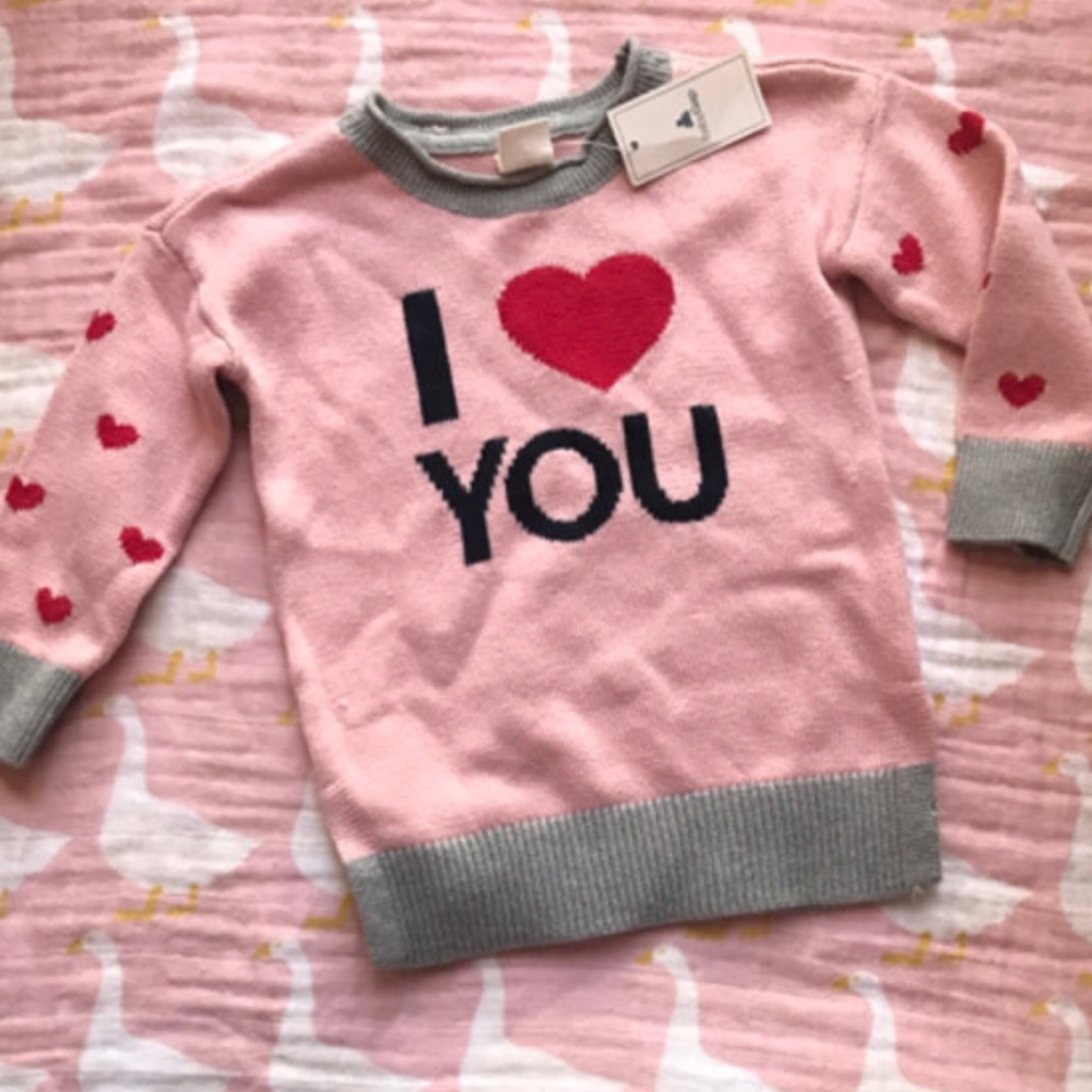 Gap heart sweater